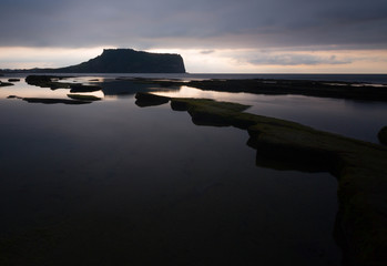 Seongsanilculbong after sunrise at Jeju