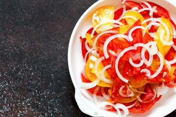 Fresh tomato salad