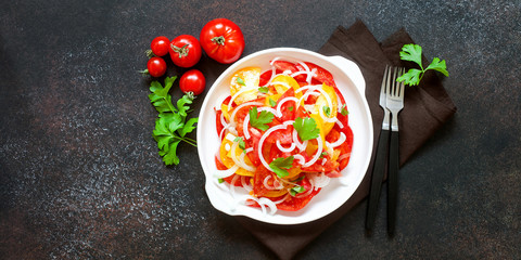 Fresh tomato salad