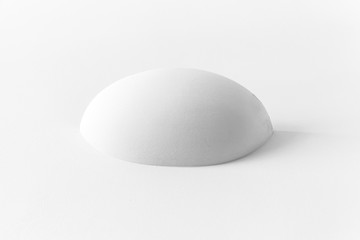 Minimal architecture background, round decor