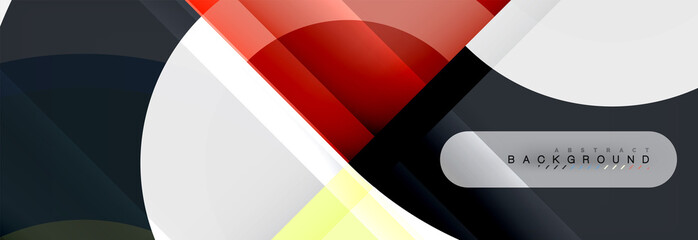 Obraz premium Vector circular abstract background