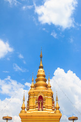 Naklejka premium Wat Pak Mueang - Buddhist Temple , Chiang Mai Thailand