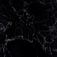 Obraz na płótnie Canvas Black marble texture background with high resolution for interior decoration. Tile stone floor in natural pattern.