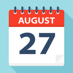 August 27 - Calendar Icon
