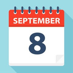 September 8 - Calendar Icon