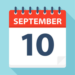 September 10 - Calendar Icon