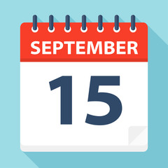 September 15 - Calendar Icon