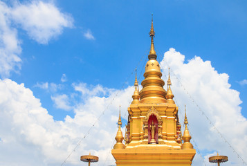 Fototapeta premium Wat Pak Mueang - Buddhist Temple , Chiang Mai Thailand