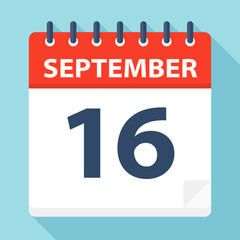 September 16 - Calendar Icon