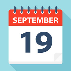 September 19 - Calendar Icon