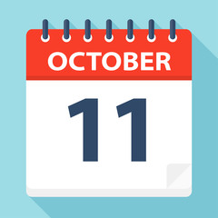 October 11 - Calendar Icon