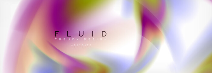 Abstract background holographic liquid colors design
