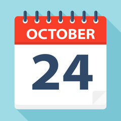 October 24 - Calendar Icon