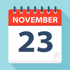 November 23 - Calendar Icon