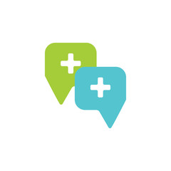 medical talk symbol vector