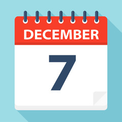 December 7 - Calendar Icon