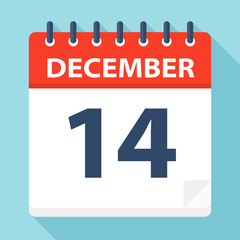 December 14 - Calendar Icon