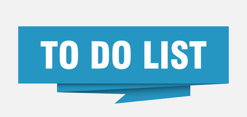 to do list