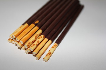 Chocolate dipped biscuits sticks - pocky candy 