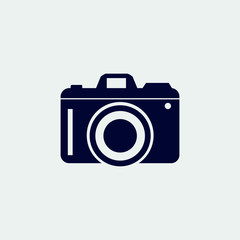 camera icon, vector illustration. flat icon