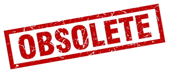 square grunge red obsolete stamp