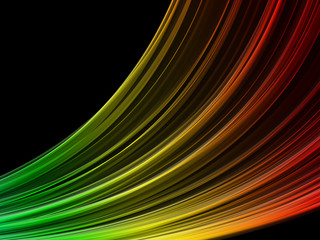 Naklejka premium Wave fluid flowing colors motion effect, abstract background illustration