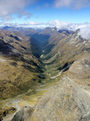 valley in the mountains