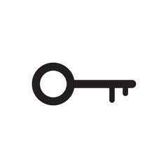 Key icon in trendy flat style isolated on background. Key icon page symbol for your web site design Key icon logo, app, UI. Key icon Vector illustration, EPS10.
