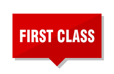 first class red tag