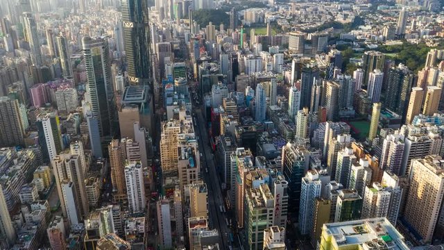 Timelapse of city in Hong Kong