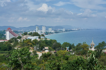 Naklejka premium Bangkok und Hua Hin in Thailand