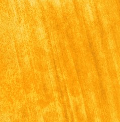 Orange goldene Farbfläche gemalt mit Pinsel