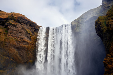 Skogafoss  is a waterfall in Iceland 