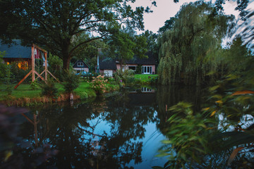 Fototapeta na wymiar Beautiful evening, Netherlands
