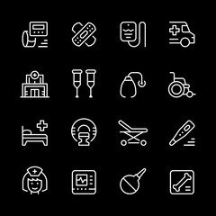 Set of medical icons