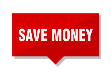 save money red tag