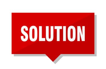 solution red tag