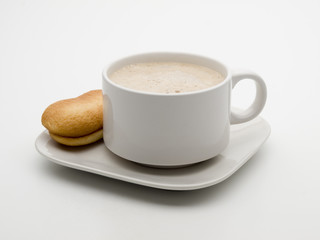 taza de café con leche