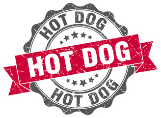 Fototapeta premium hot dog stamp. sign. seal