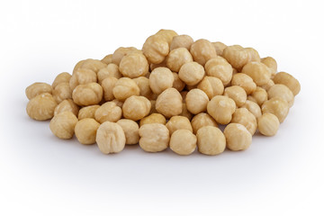 fried and refined hazelnuts