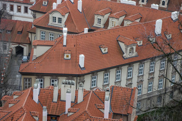 Fototapeta na wymiar View of old Prague, Praha, Czech Republic