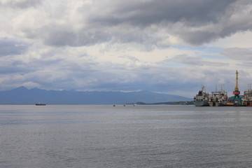 boat on the sea