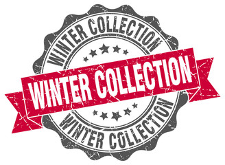 winter collection stamp. sign. seal