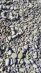 Pebbles on Croatian beach - Podgora, Makarska Riviera, Dalmatia, Croatia