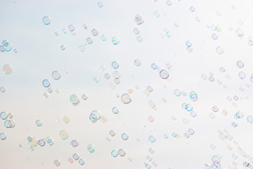 Fototapeta na wymiar soap bubbles as background