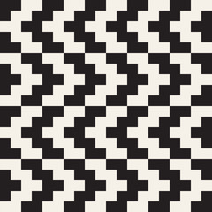 Vector seamless geometric pattern. Simple abstract lines lattice. Repeating elements stylish background