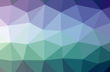 Obraz premium Illustration of blue low poly modern multicolor background.