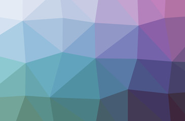 Obraz premium Illustration of blue abstract low poly nice multicolor background.