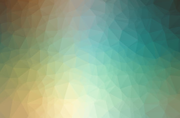 Obraz premium Illustration of blue abstract polygonal modern multicolor background.