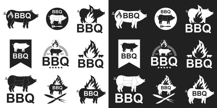 pig bbq logo